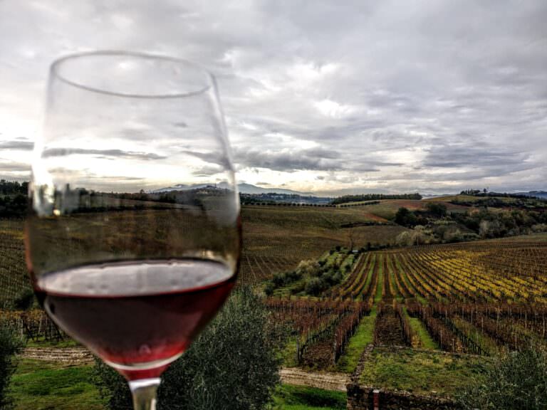 The beautiful view after the harvest