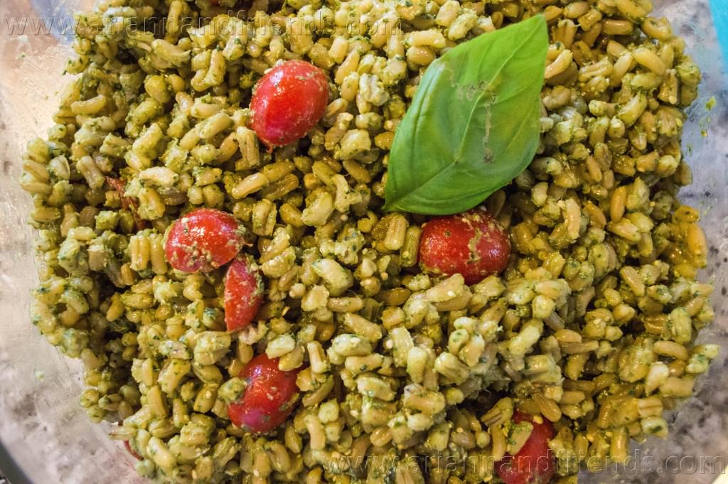Farro salad