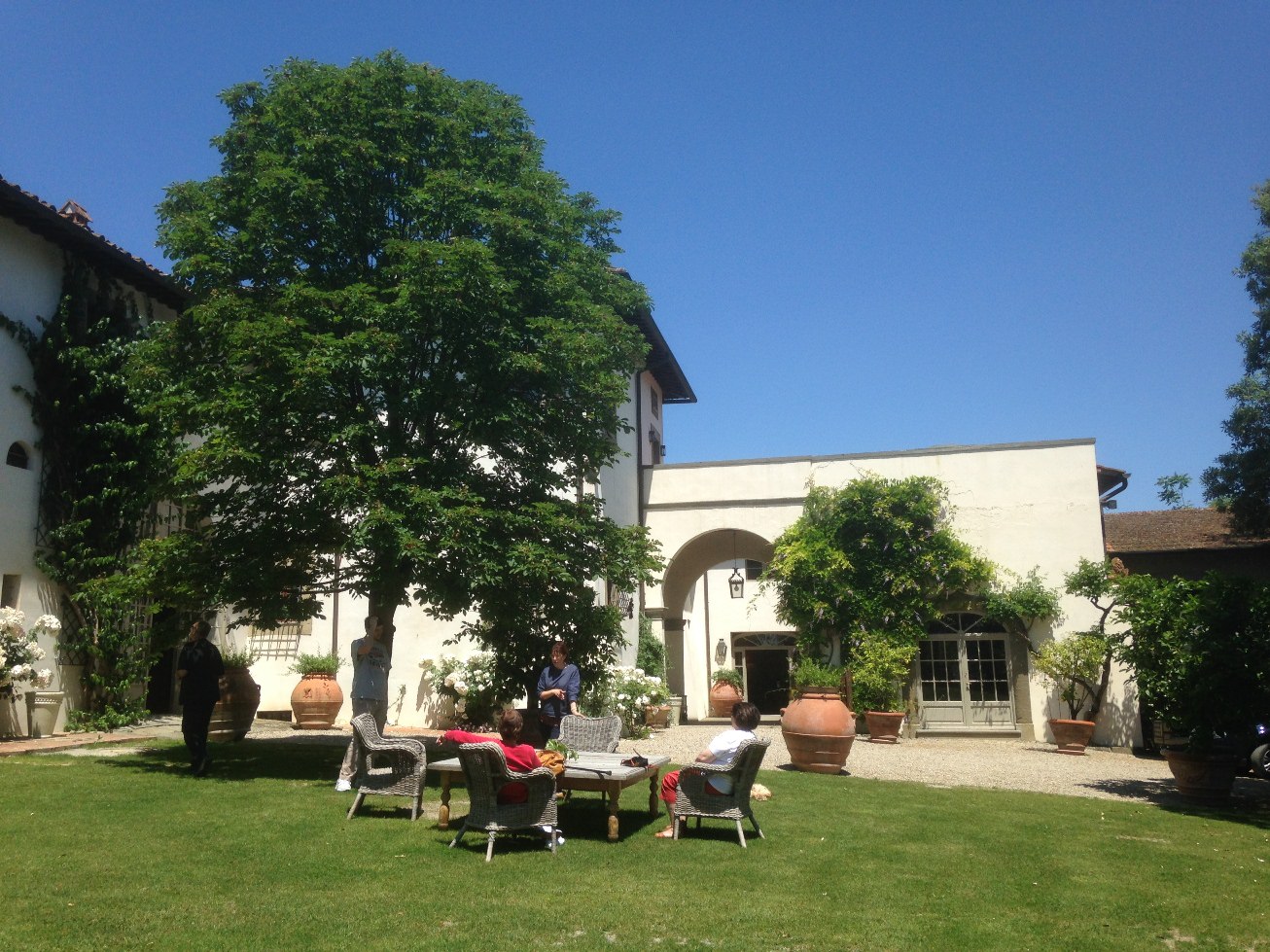 Historical villa as a winery