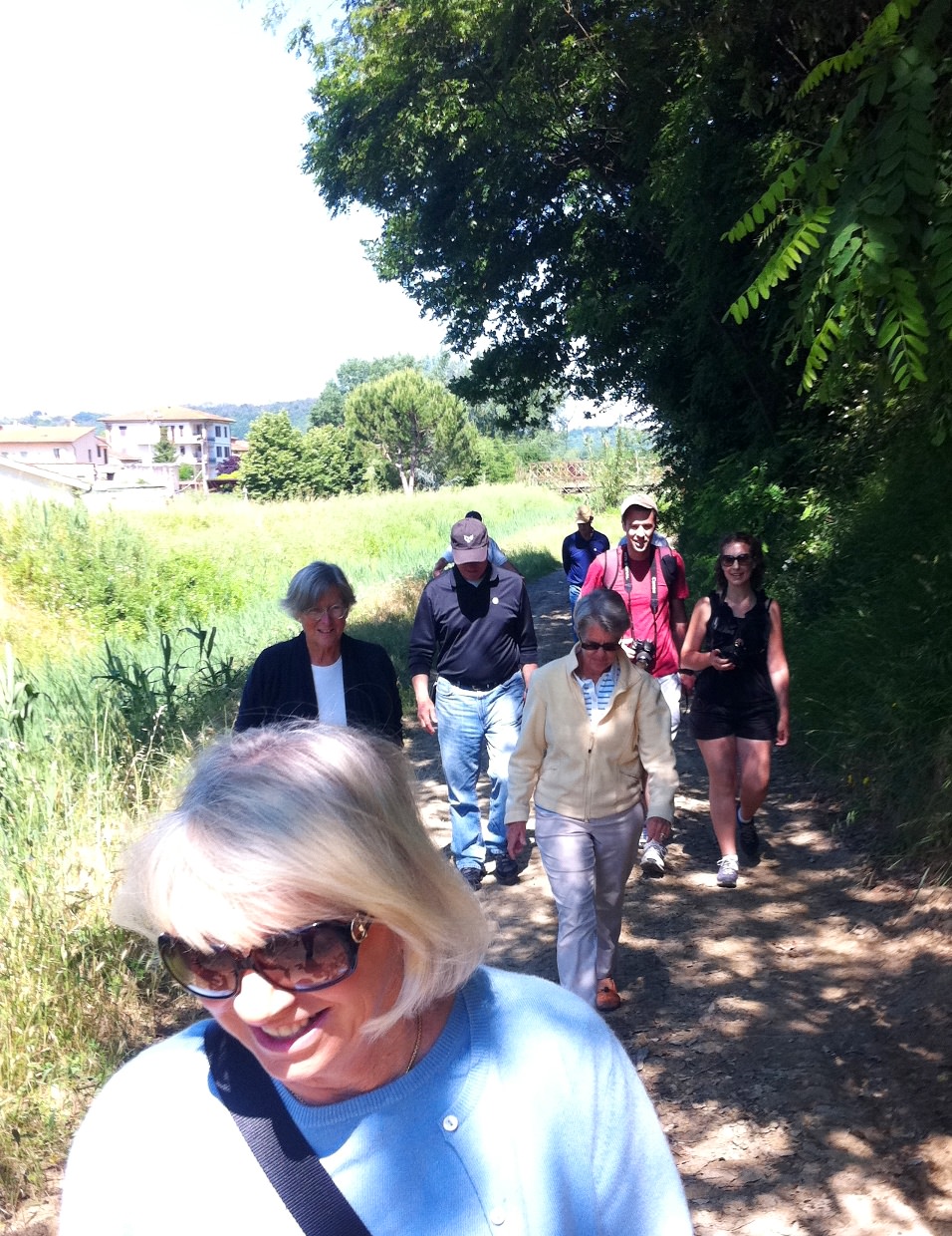 Happy truffle hunting guests