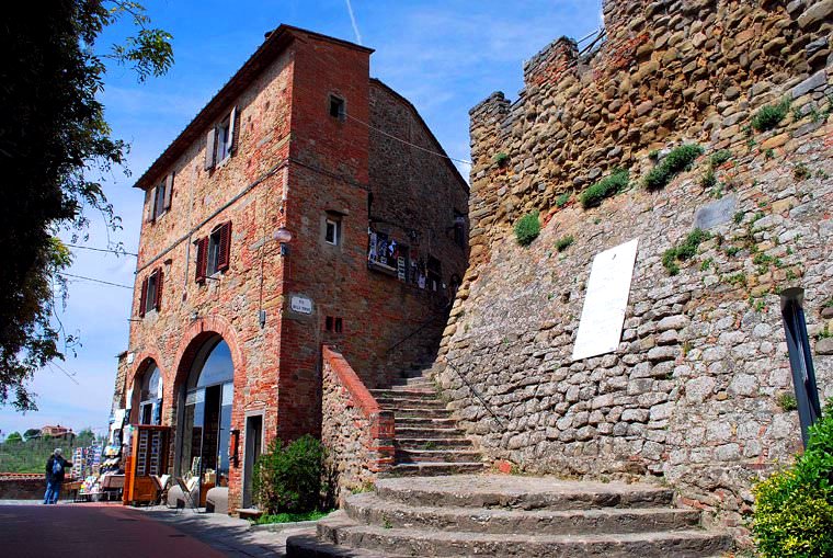 The basement of the fortress of Vinci