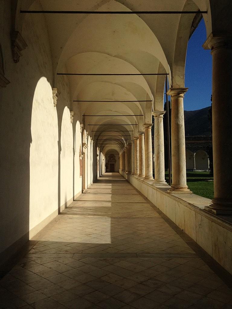 Colonnato in the charterhouse of Calci