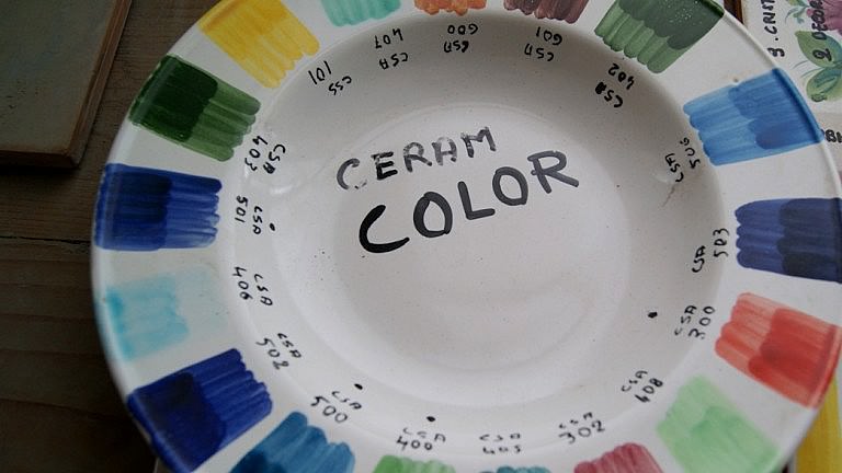 Colors for Tuscan ceramic goods