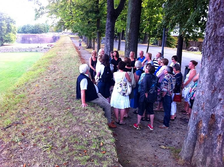 The city walls of Lucca are a huge park
