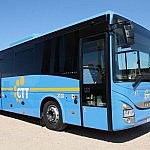 A bus of CTT Nord, serving the area of Pisa and Volterra