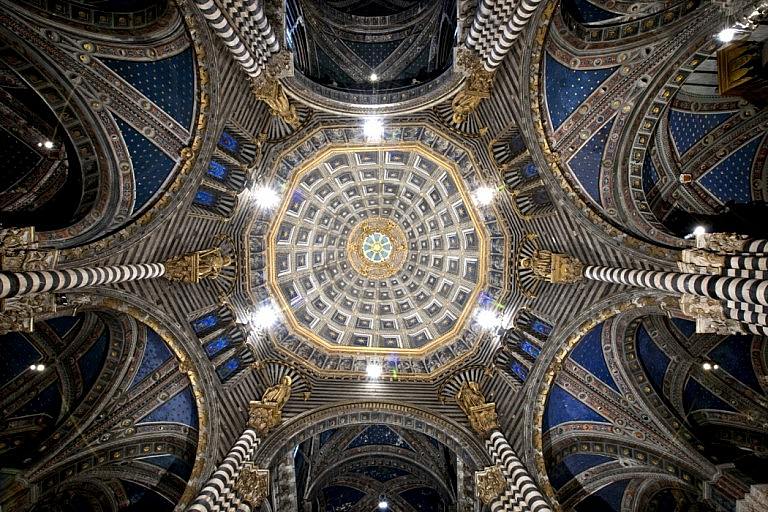 The dome of the cathedral of Siena
