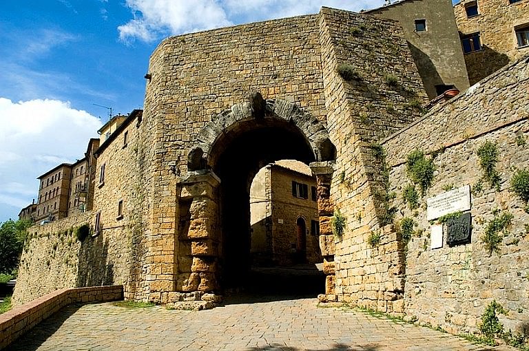 The Etruscan gate Porta all'Arco