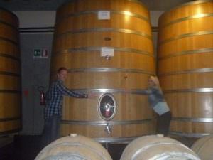 A couple on their honeymoon visited a great Tuscan winery
