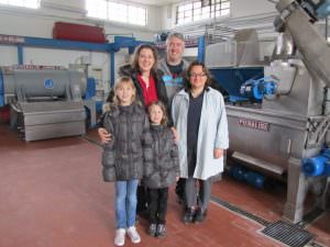 A family picture with the olive oil maker