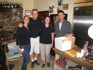 A group picture with Riccardo and Monica