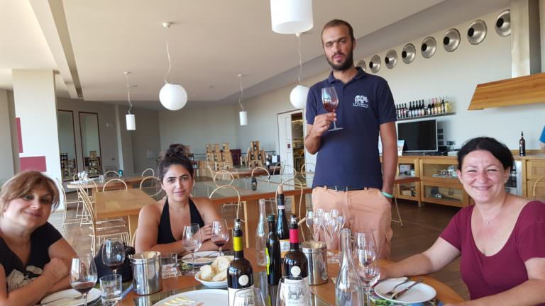 A guided wine sampling at the best winery of Tuscany