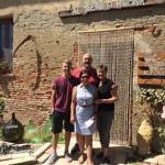 All family at our cooking school in Montefoscoli