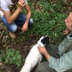 Smelling a truffle just found