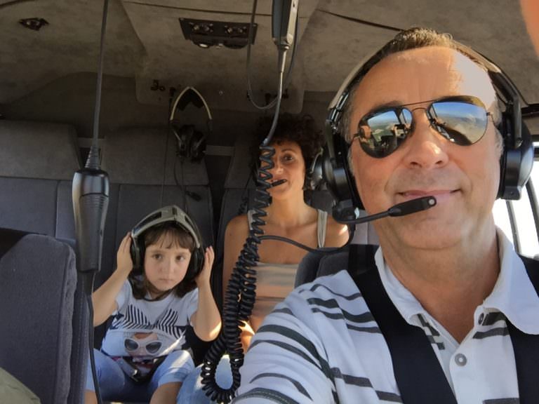 5 seats on a helicopter across Tuscany