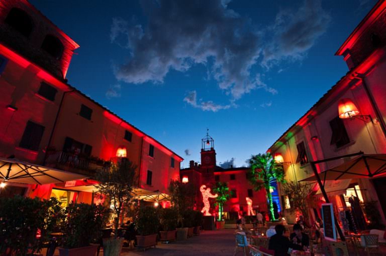 The central square of Lajatico