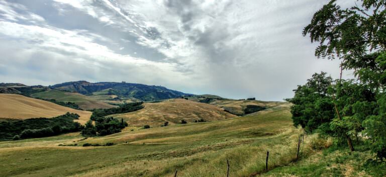Panorama in Volterra