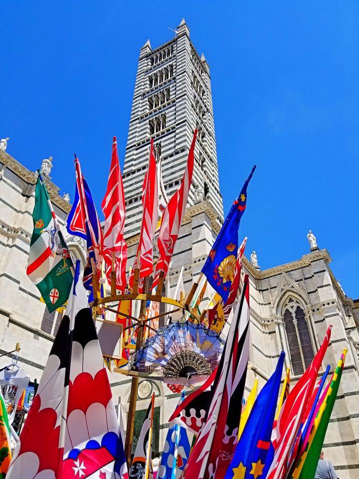 The belltower of Siena