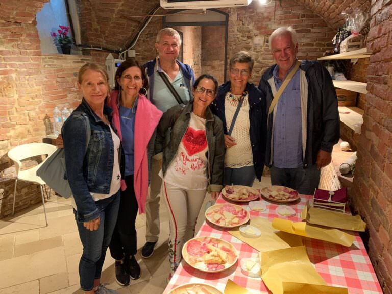 At the butcher's for a tasting