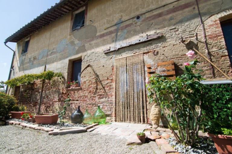 Cooking at a small family run farm in Italy