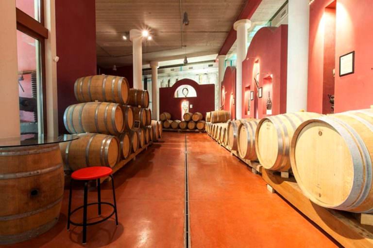 Visiting beautiful wineries in Italy