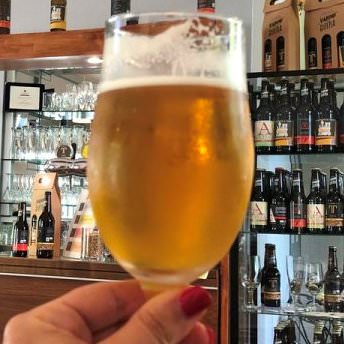 Delicious beer sampling