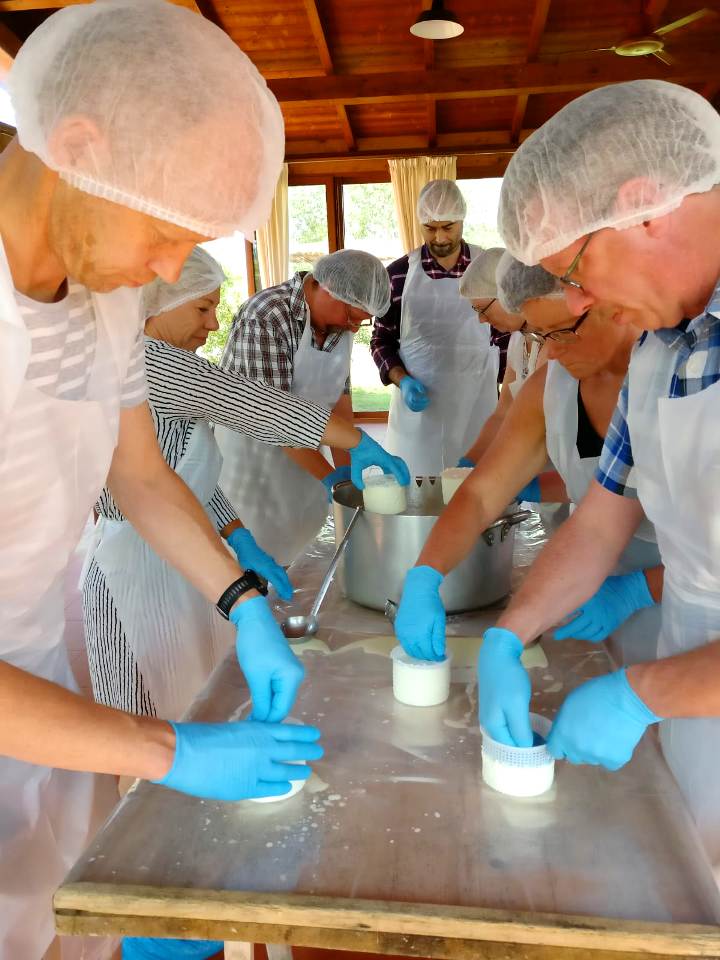 Cheese lab near Volterra