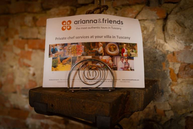 Printed catalogues of all our services in Tuscany