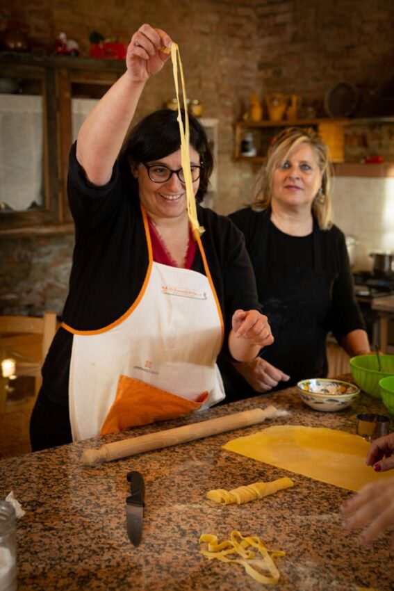 Satisfaction from tagliatelle