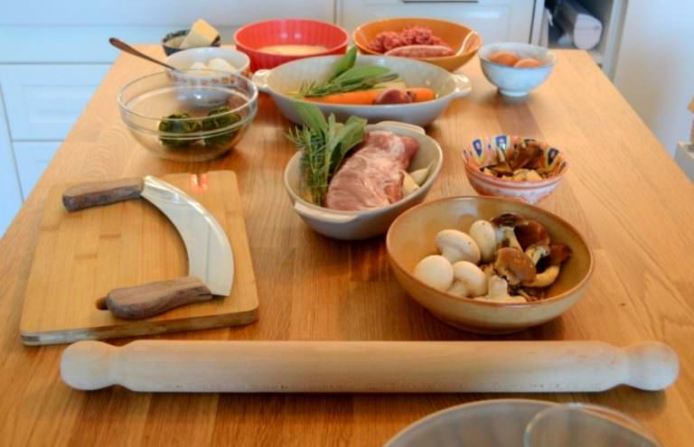 Ingredients for cooking with Arianna