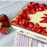 Summer strawberry tiramisu