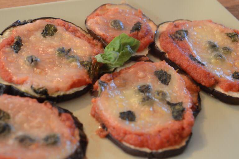 eggplants pizza style