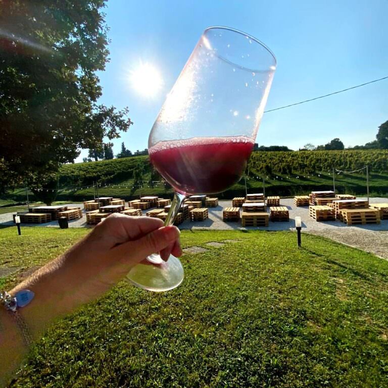 The ruby color that characterizes Tempranillo di Toscana