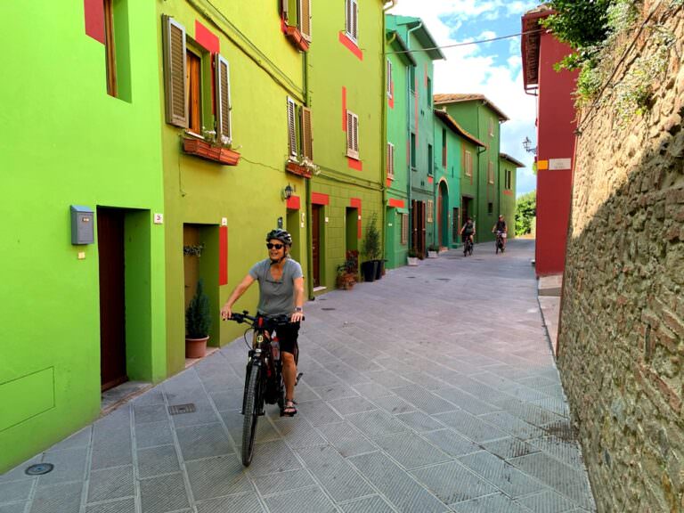 Smiling while ebiking