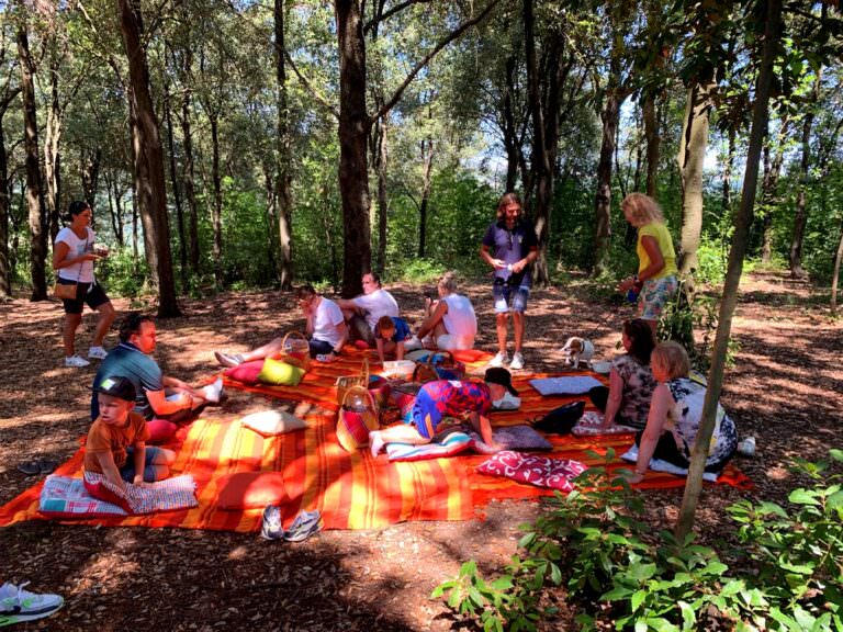 Tuscan snacks and wines in Montefoscoli