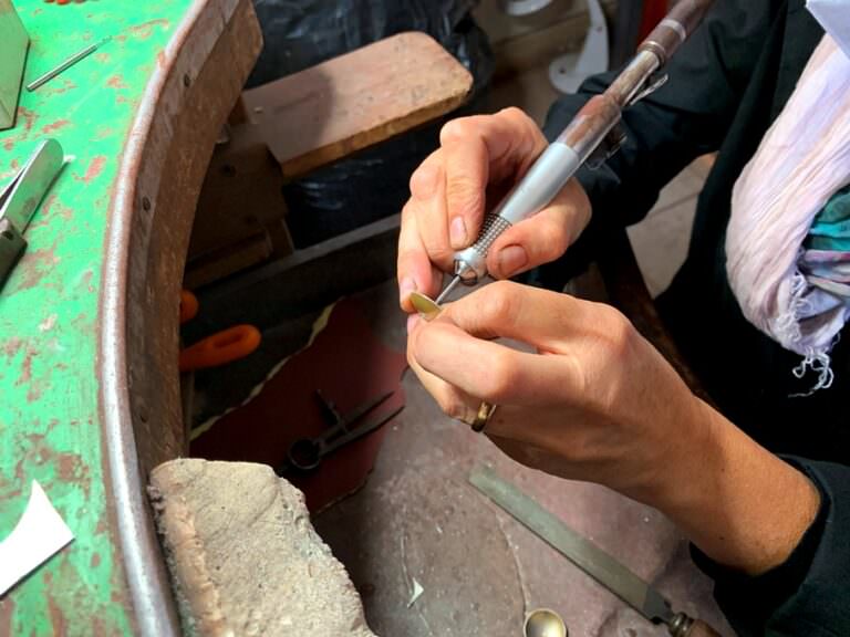 A little dome drilled in the middle