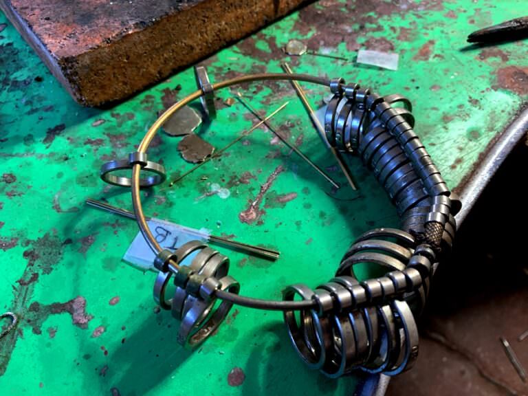 Rings to measure fingers in order to make perfect rings