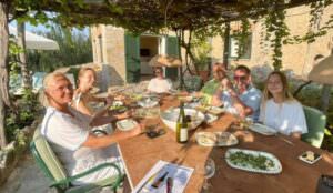 Typical Tuscan dinner