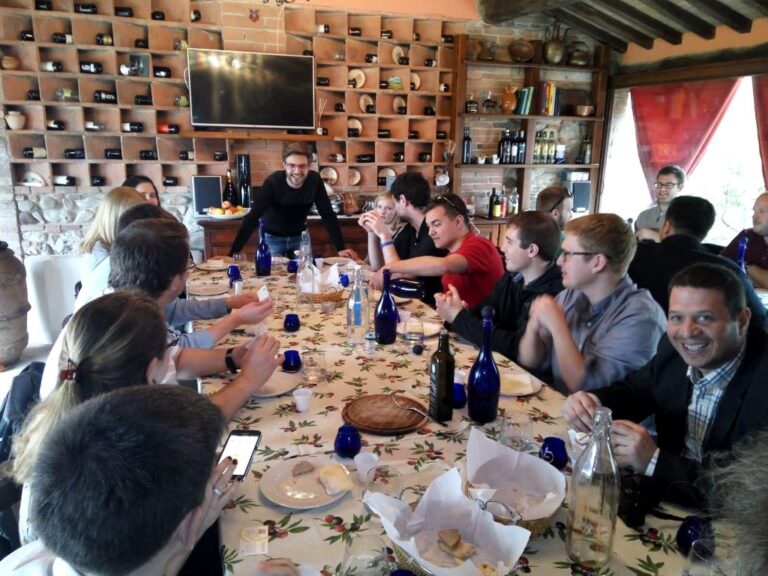 Extra virgin olive oil blind tasting