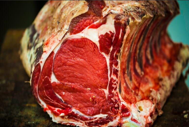 Typical lunch with T-Bone steak