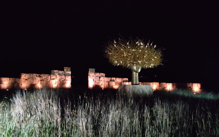 Contemporary art at the teatro del silenzio