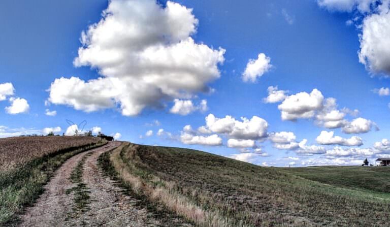 Typical Tuscan countryside