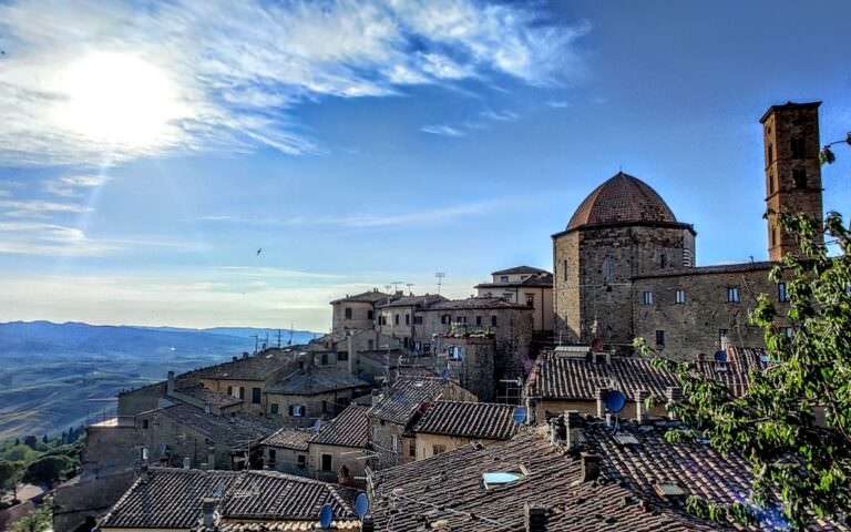 The Etruscan town of Volterra