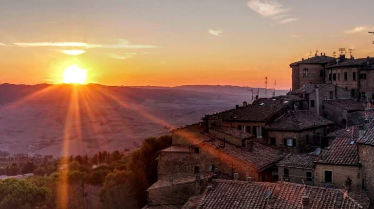 The wonderful view from Volterra
