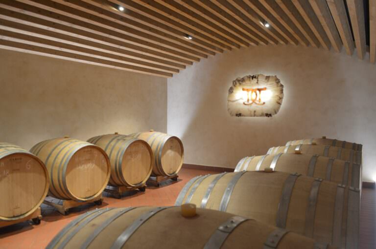 Typical winery in Volterra