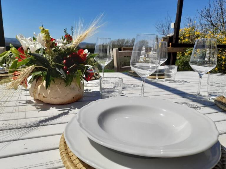 Lunch at Rita's farm