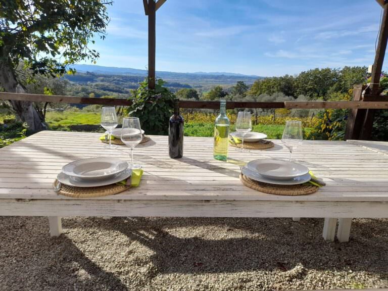 Tuscan lunch with view