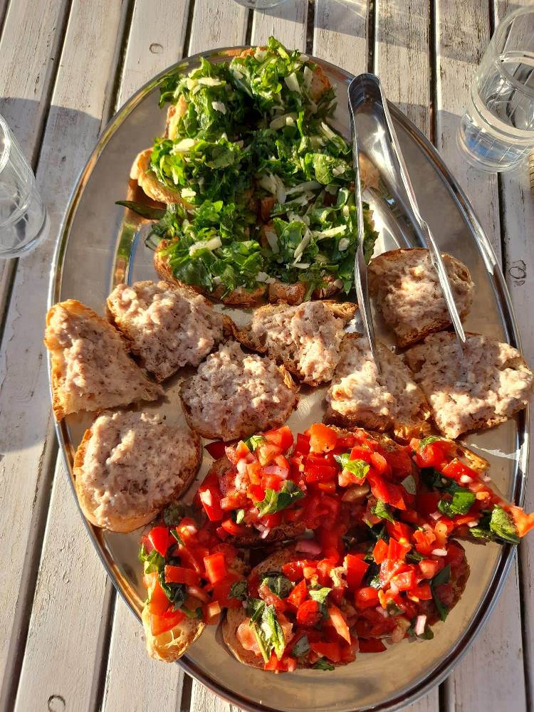 Appetizer served at Rita's