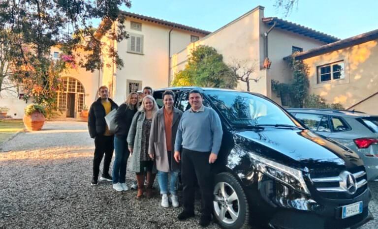 The main villa in Vinci