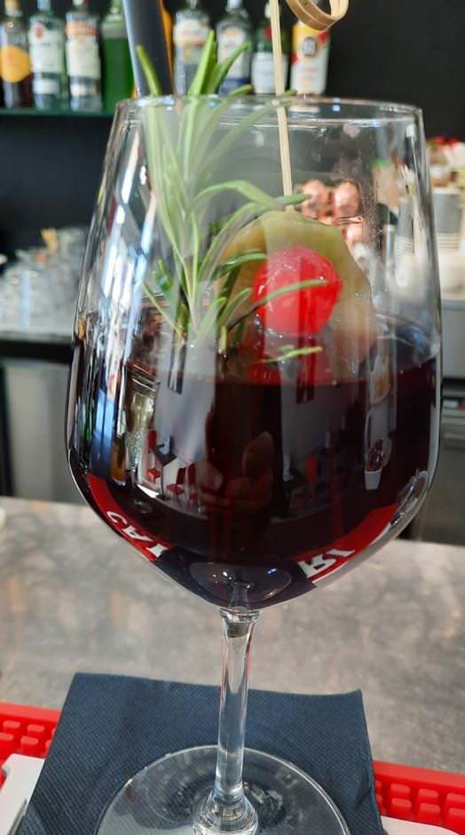 Delicious cocktail made by our bartender