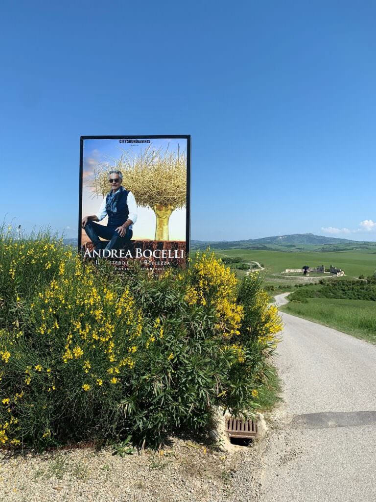 The spectacular location of the concert